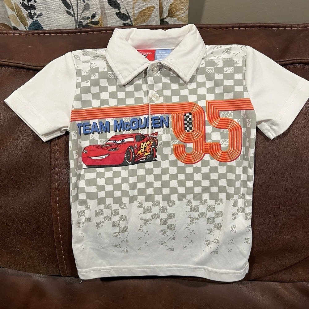 Team McQueen 95 2T Shirt And Pants Cars Disney